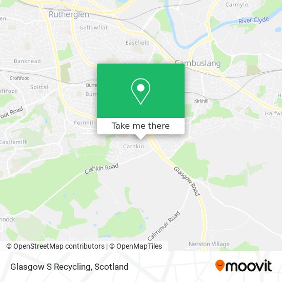 Glasgow S Recycling map