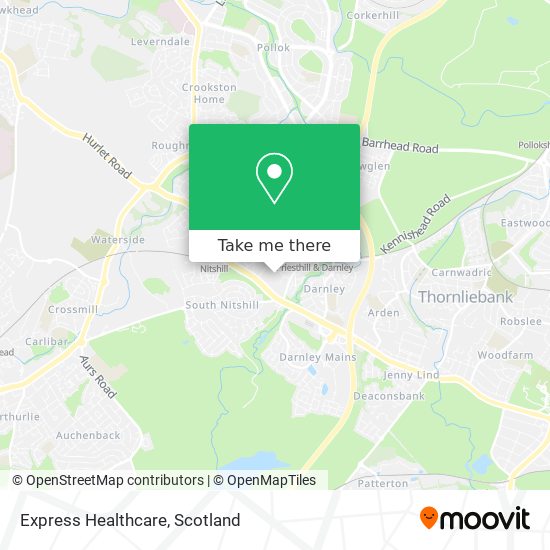 Express Healthcare map