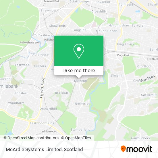 McArdle Systems Limited map