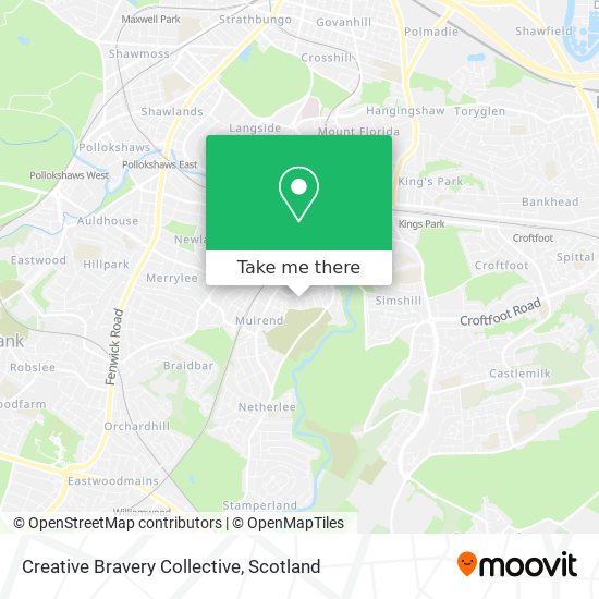 Creative Bravery Collective map