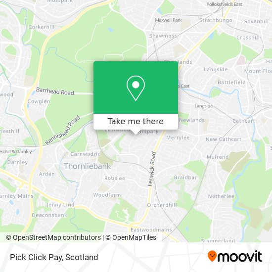 Pick Click Pay map