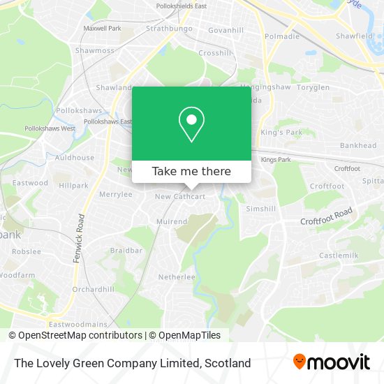 The Lovely Green Company Limited map