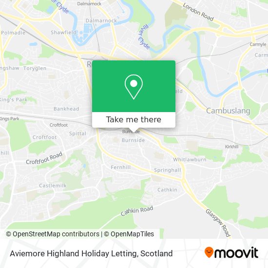 Aviemore Highland Holiday Letting map