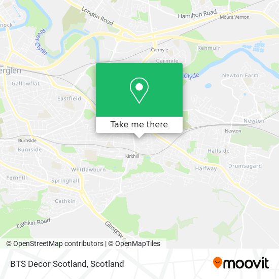 BTS Decor Scotland map