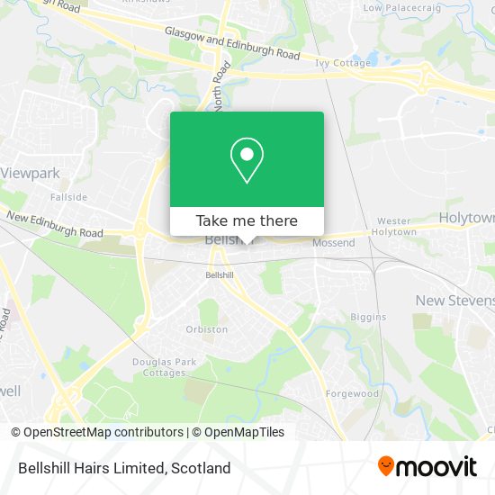 Bellshill Hairs Limited map