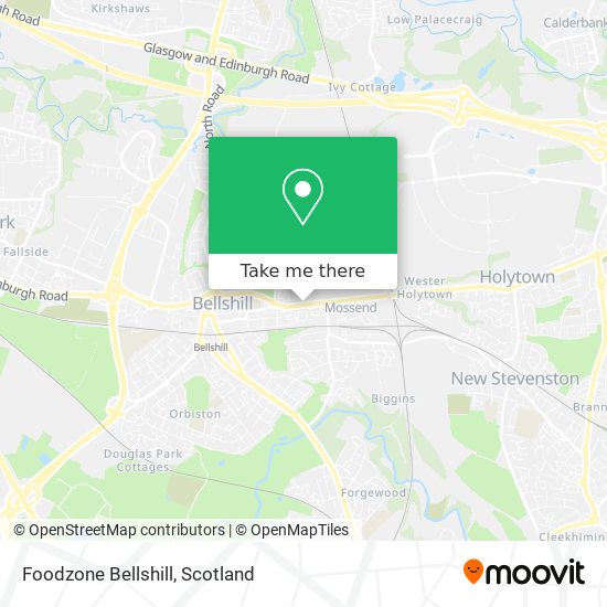 Foodzone Bellshill map