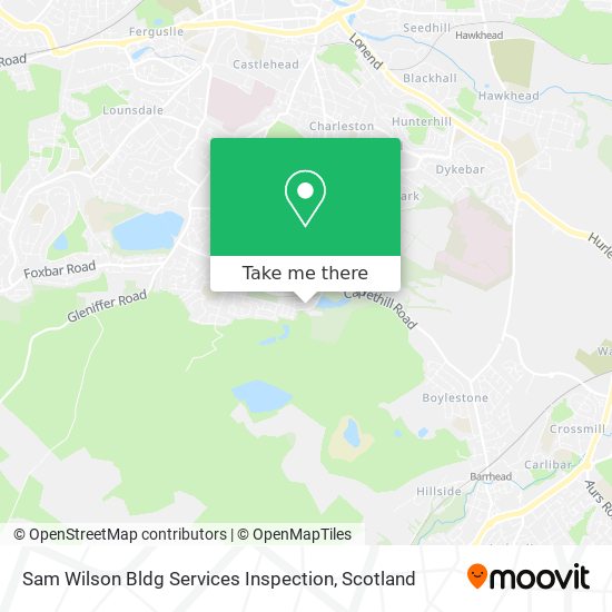 Sam Wilson Bldg Services Inspection map