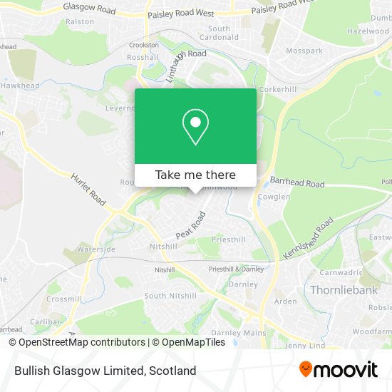 Bullish Glasgow Limited map