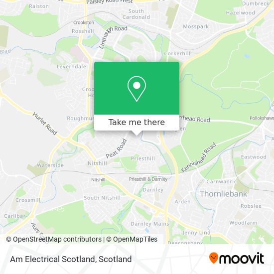 Am Electrical Scotland map