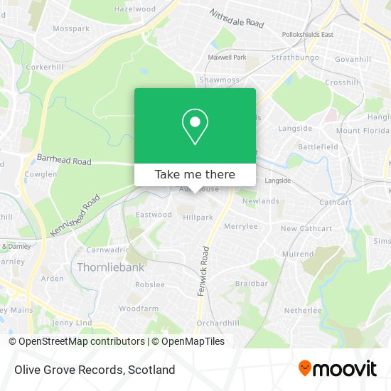 Olive Grove Records map