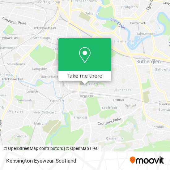 Kensington Eyewear map