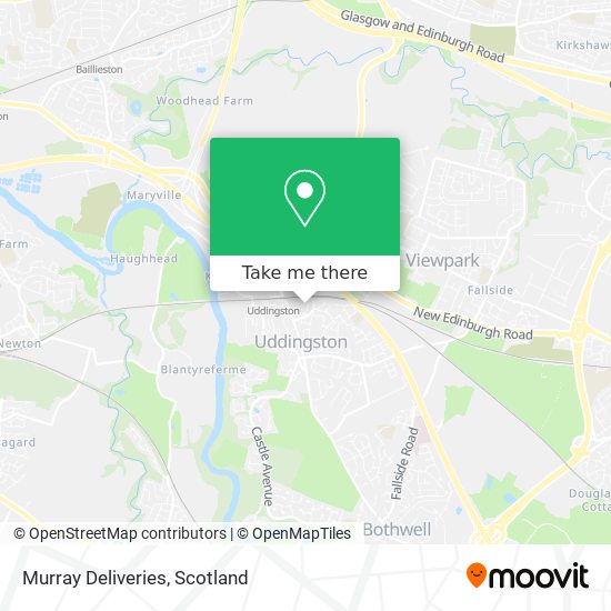 Murray Deliveries map