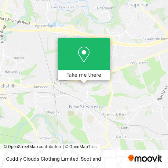 Cuddly Clouds Clothing Limited map
