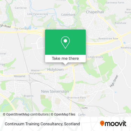 Continuum Training Consultancy map