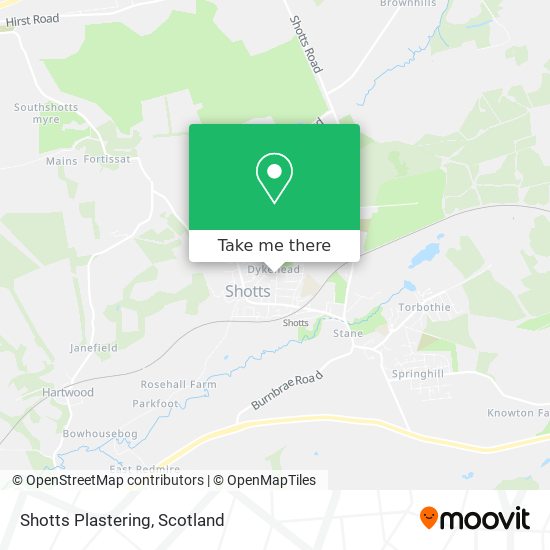 Shotts Plastering map