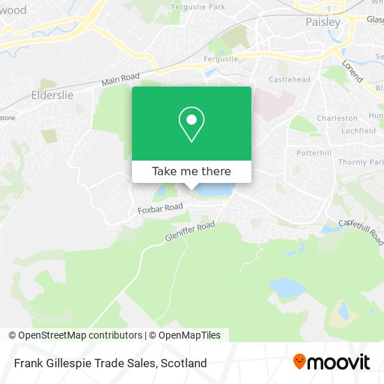 Frank Gillespie Trade Sales map