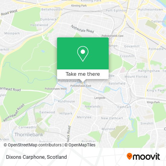 Dixons Carphone map