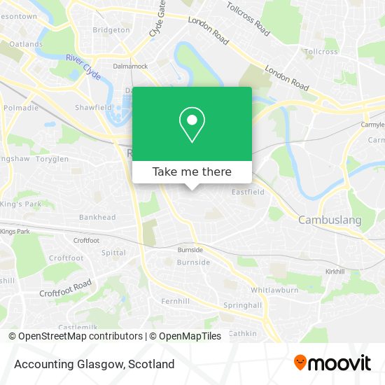 Accounting Glasgow map