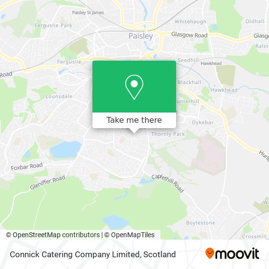 Connick Catering Company Limited map