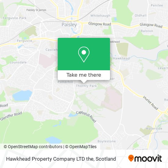 Hawkhead Property Company LTD the map