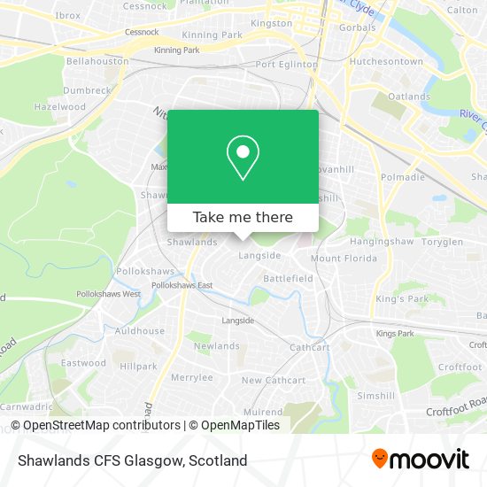 Shawlands CFS Glasgow map