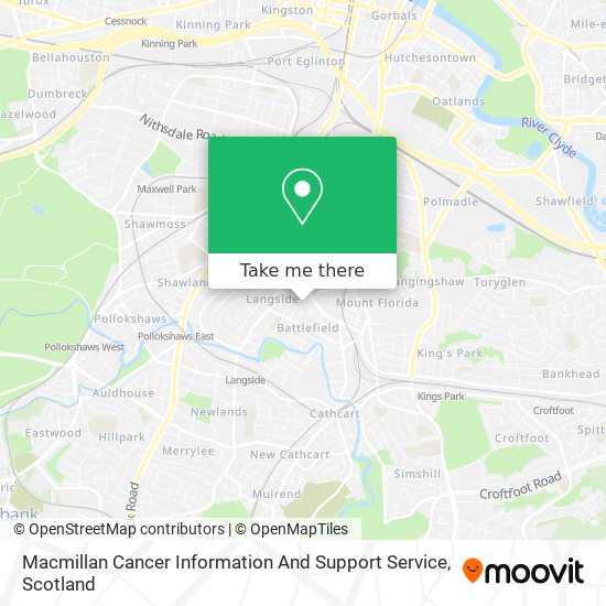 Macmillan Cancer Information And Support Service map