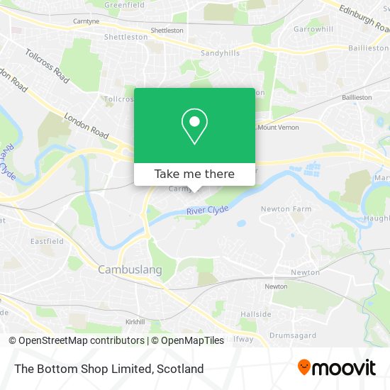 The Bottom Shop Limited map