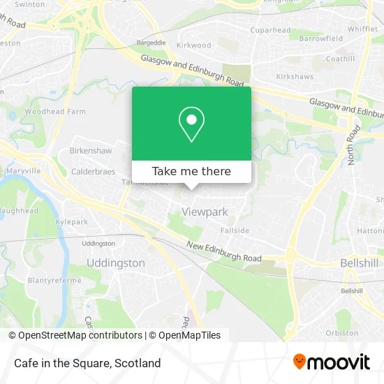 Cafe in the Square map