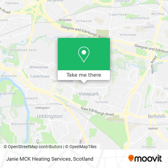 Janie MCK Heating Services map