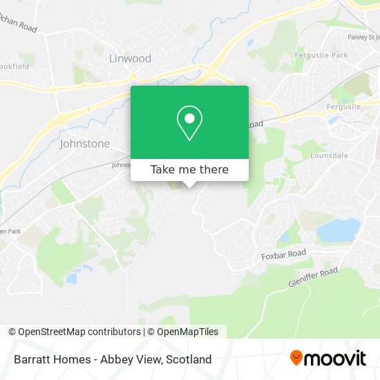 Barratt Homes - Abbey View map