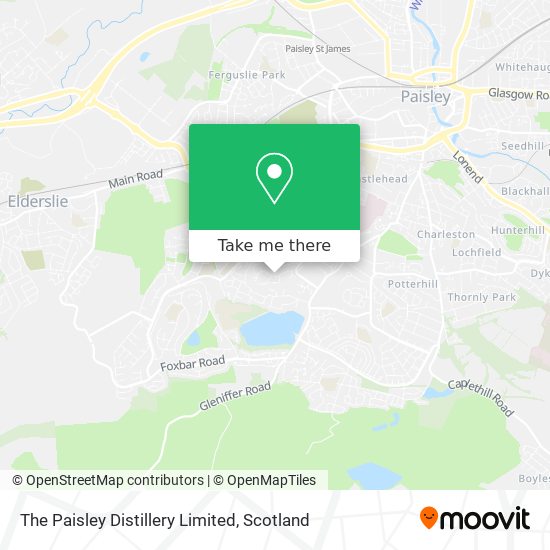 The Paisley Distillery Limited map