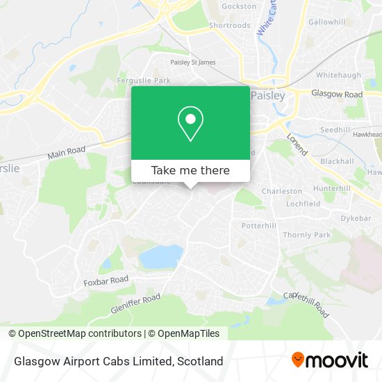 Glasgow Airport Cabs Limited map