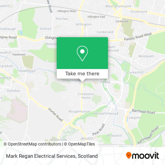 Mark Regan Electrical Services map