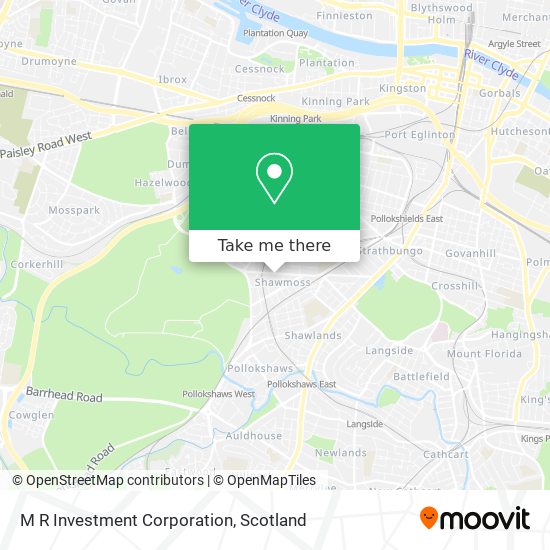 M R Investment Corporation map