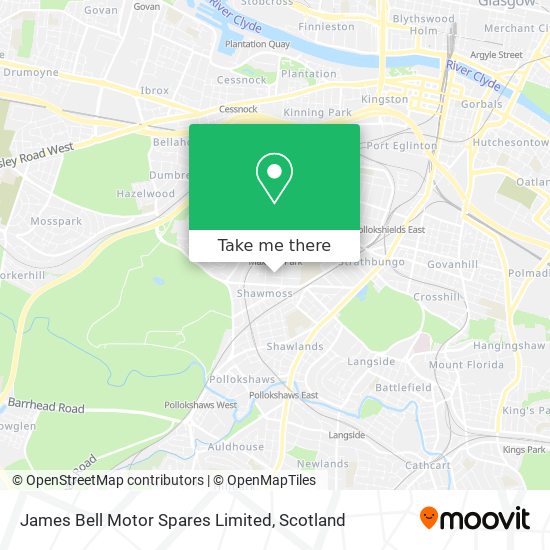 James Bell Motor Spares Limited map