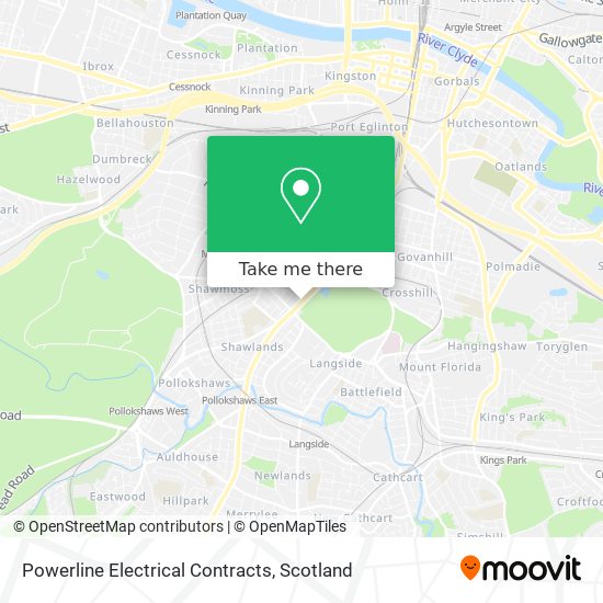 Powerline Electrical Contracts map