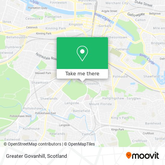 Greater Govanhill map