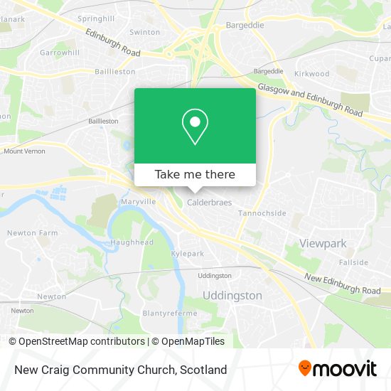 New Craig Community Church map