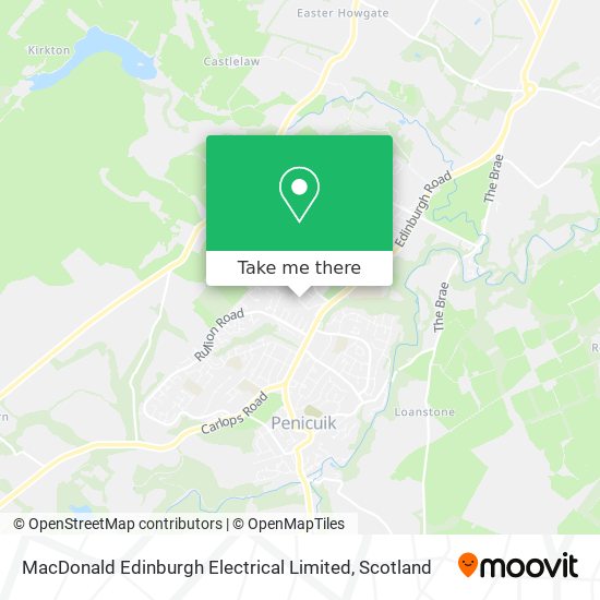 MacDonald Edinburgh Electrical Limited map