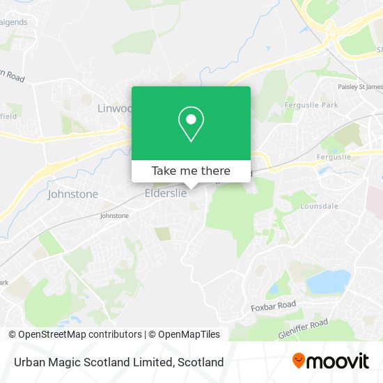 Urban Magic Scotland Limited map