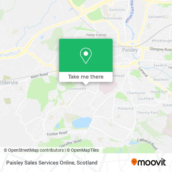 Paisley Sales Services Online map