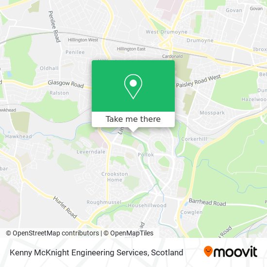 Kenny McKnight Engineering Services map
