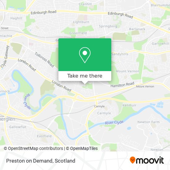 Preston on Demand map