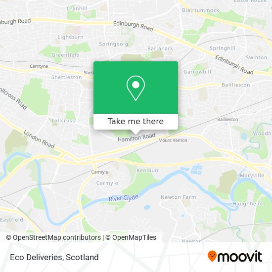 Eco Deliveries map