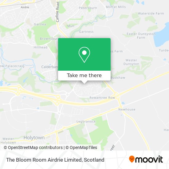The Bloom Room Airdrie Limited map