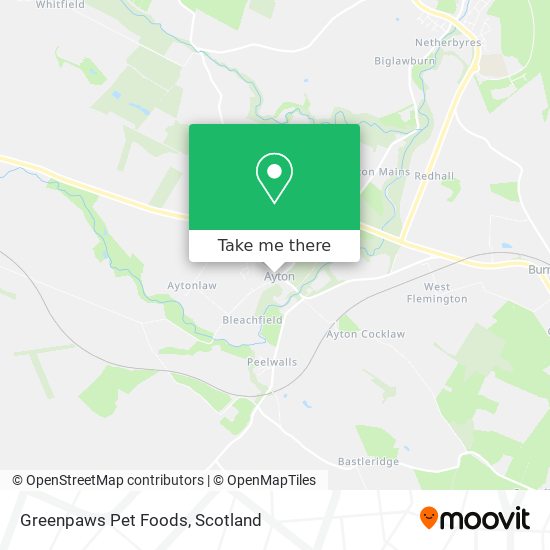 Greenpaws Pet Foods map