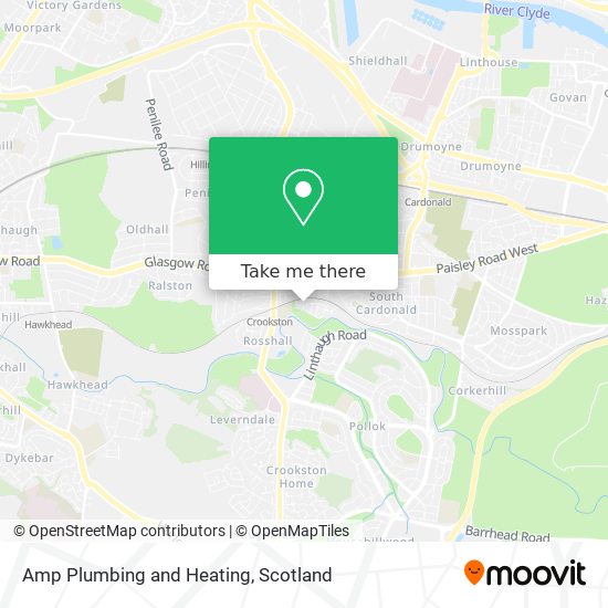 Amp Plumbing and Heating map