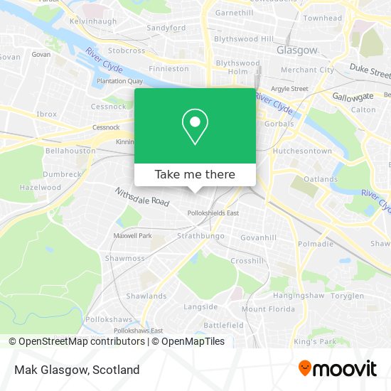 Mak Glasgow map