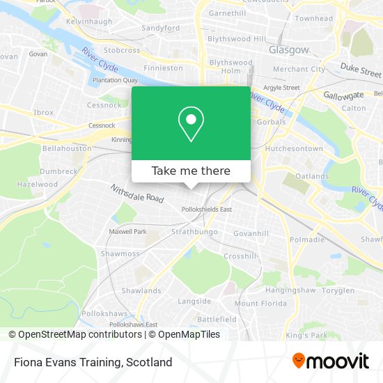 Fiona Evans Training map