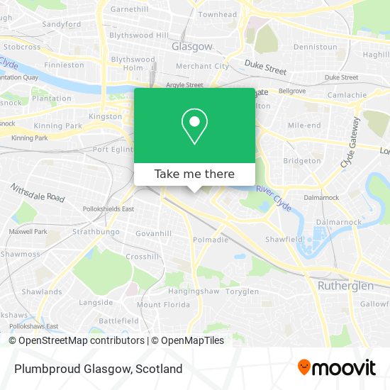 Plumbproud Glasgow map